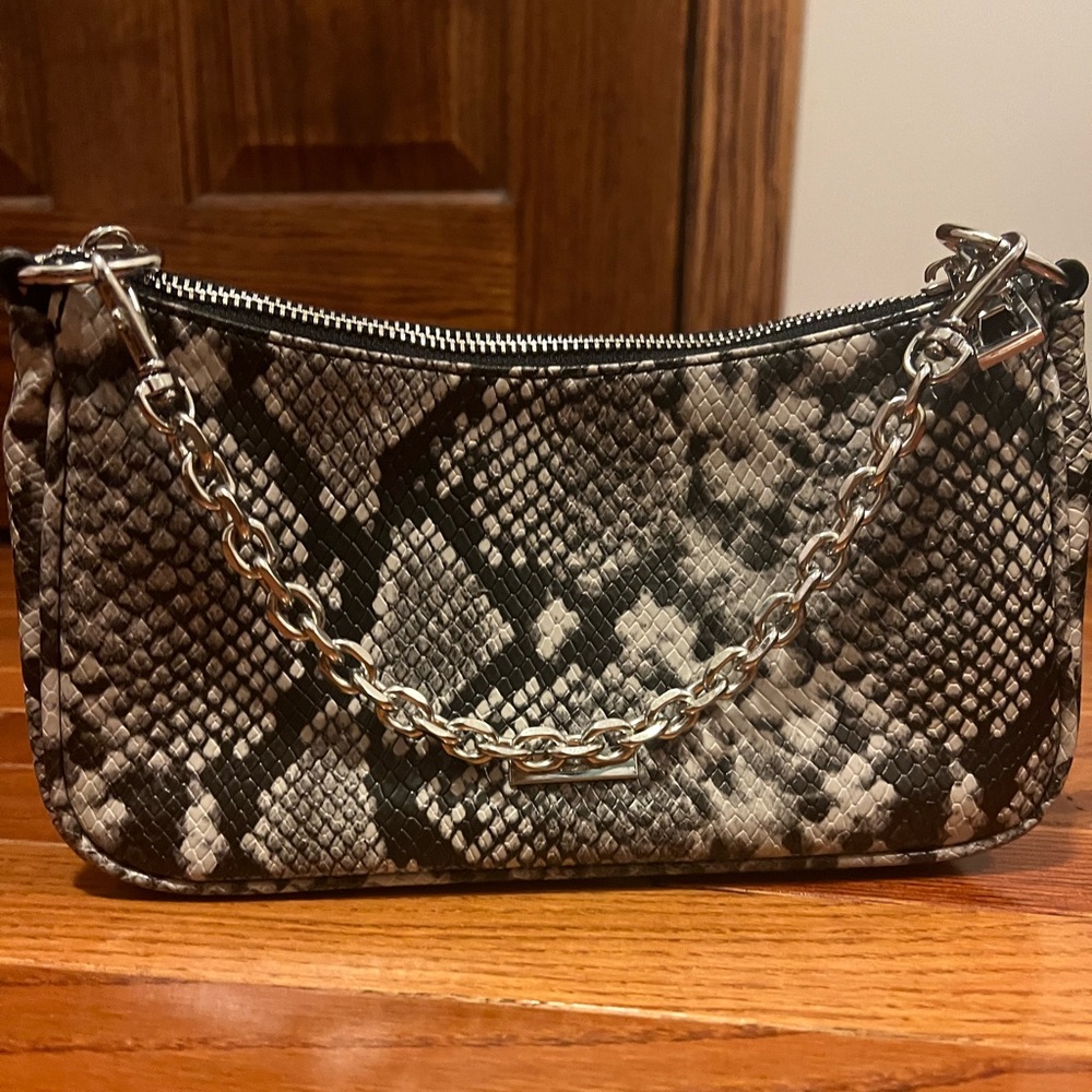Aldo Snakeskin Pattern Bag